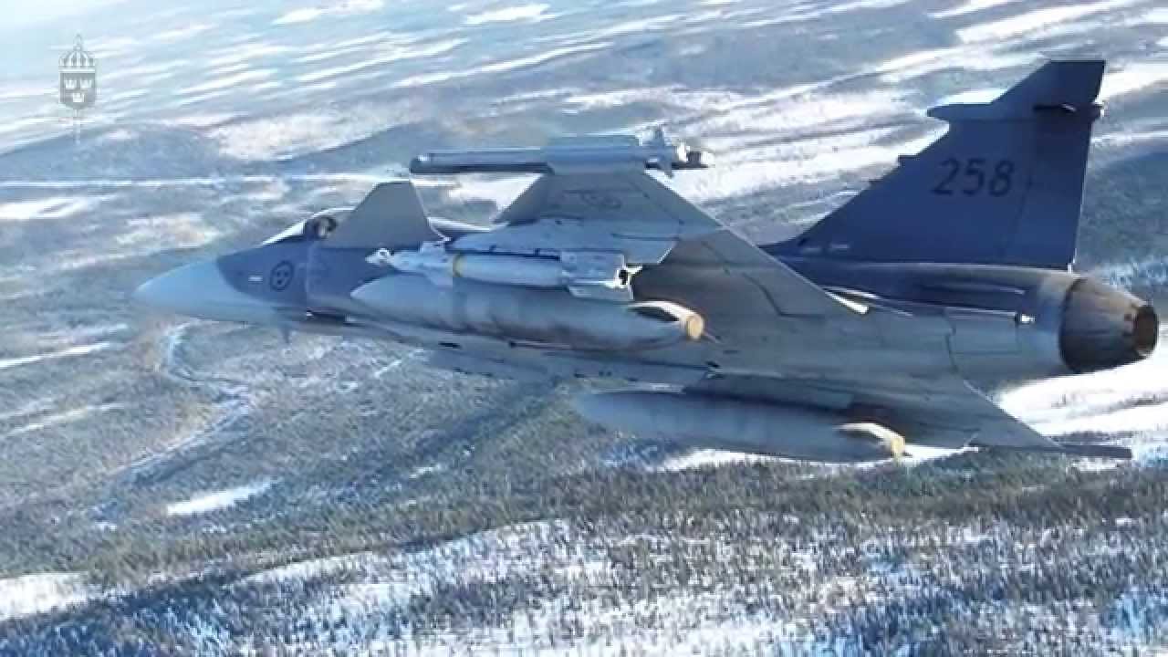 JAS 39 Gripen fäller bomber