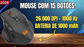 Redragon Aatrox Pro M811 Vale a Pena em 2026? Review COMPLETO do MOUSE GAMER com 15 BOTÕES
