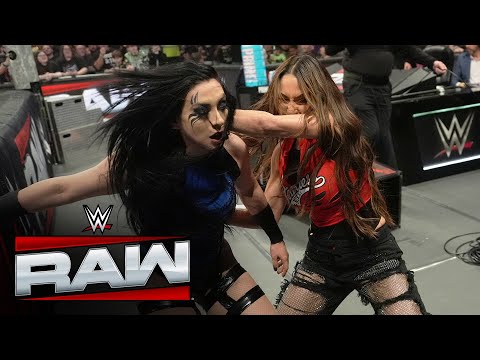 Nikki Bella attacks Stephanie Vaquer and Raquel Rodriguez during title match: Raw highlights