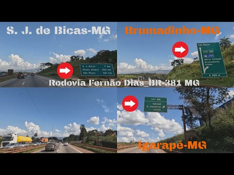 Acidente! Betim/SJ Bicas. Igarapé-BH_Fernão Dias [BR-381 MG]. Gravado em 11/05/2025.