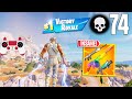 74 Elimination Solo Vs Squads Gameplay Wins (NEW Fortnite Season 2 PS4 Controller)