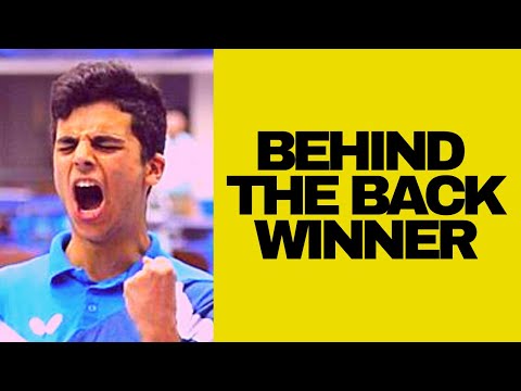 Crazy Behind The Back Winner @ Table Tennis