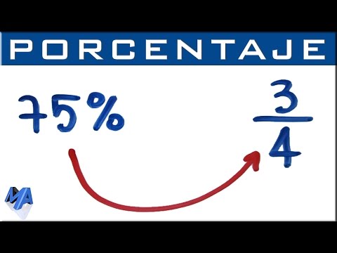 Convertir porcentaje a fraccion