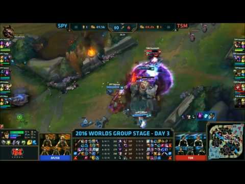 SPY vs TSM highlights | League of Legends World Championship 2016 | Group D