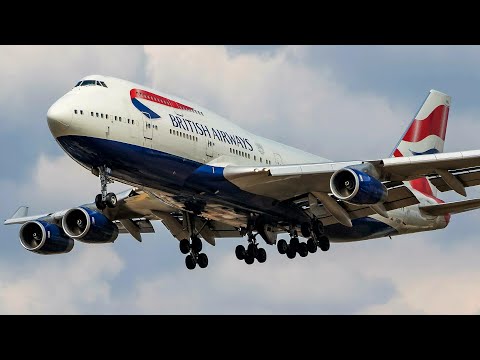 45 minutes of Boeing 747 ONLY !  ALL AIRLINES / Landing, and Take off around the World