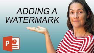 How to add a Watermark in PowerPoint (Confidential Stamp)