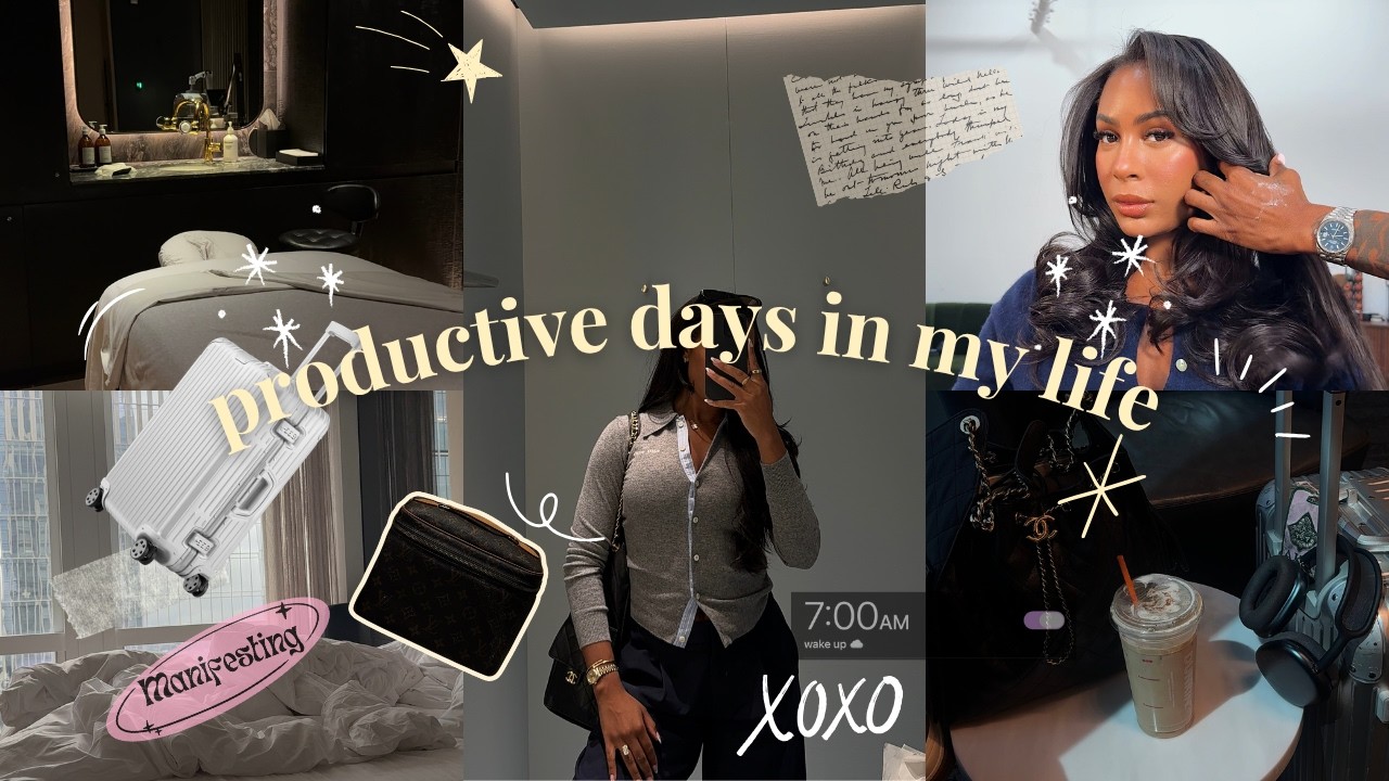 productive days in my life | 48hrs in NYC, fall fashion, where I get my bundles, luxury self care
