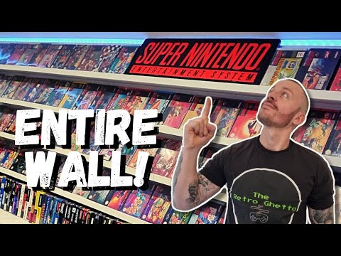 Building The Ultimate Super Nintendo SNES Game Room Display!