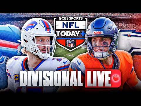NFL Today Plus Divisional LIVE: Bills vs Broncos showdown 😤 The crew gets you ready for the action ✅