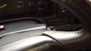 Chevrolet ignition lock cylinder replacement (easy way)