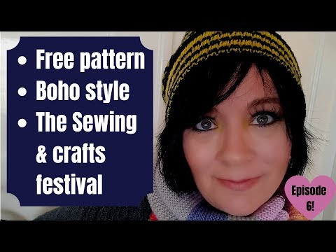 AniLove Knitcast Ep 06 - 2019 | Colorwork & architectural knitting | Stockholm hat | Boho style
