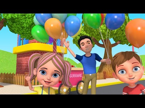 Gubbare Wala | Hindi Poem | गुब्बारे वाला | Little Treehouse India