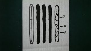 초등학교 한글서예 판본체 1(기본획) 붓글씨 기초