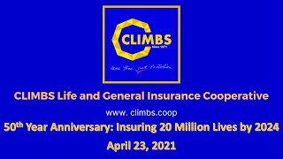 CLIMBS Life and General Insurance Cooperative 50th Year Anniversary: "Insuring 20 Million by 2024"
