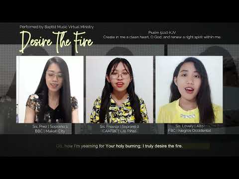 Desire the Fire | Baptist Music Virtual Ministry | Trio