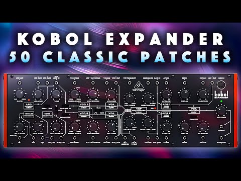 Behringer Kobol Expander Classic Patches Sound Demo. No Talk