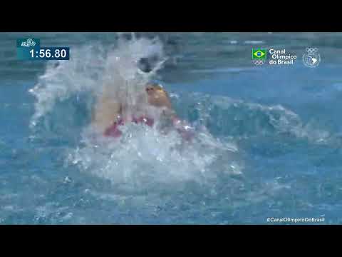 ASSUNÇÃO 2022 - Alexia Assunção leva a prata nos 200M costas da natação