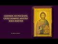 Canon De Pocăință Către Domnul Nostru Iisus Hristos