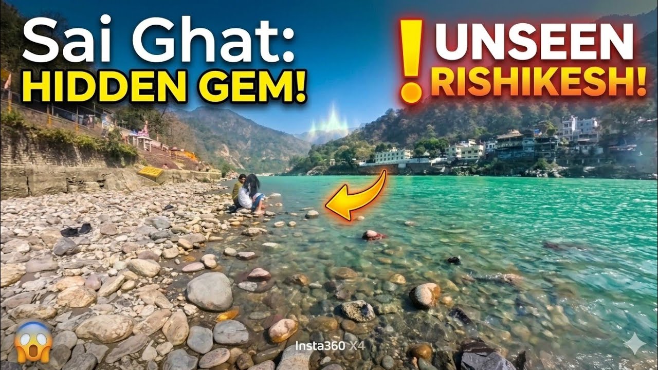 Hidden Place in Rishikesh 😱 | Sai Ghat You’ve Never Seen Before!