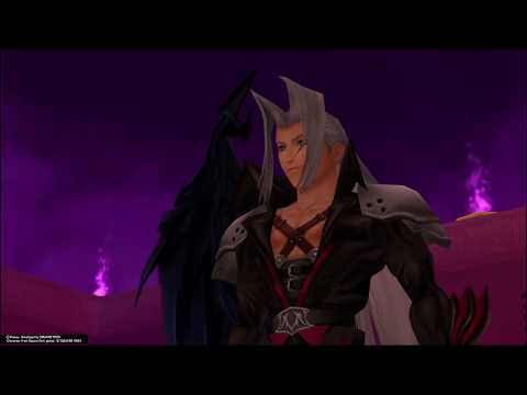 Kingdom Hearts Final Mix | Cloud vs. Sephiroth Cutscene (PS4)