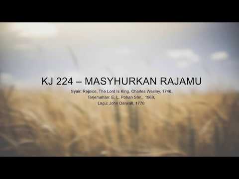 KJ 224 Masyhurkan Rajamu - GKI Coyudan (Lyric Video)