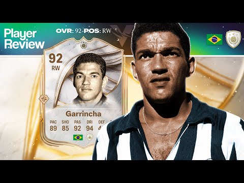 92 ICON GARRINCHA PLAYER REVIEW l FC26 ULTIMATE TEAM