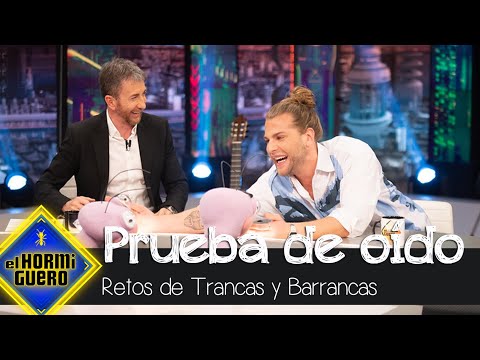 Trancas y Barrancas ponen a prueba el oído de Eduardo Navarrete en 'La voz al revés' - El Hormiguero