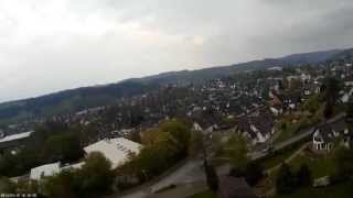 preview picture of video 'Drohne DJI F450 Naza M V2 GPS + Mobius Action Cam in Bergneustadt'