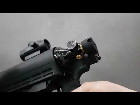 Folding Stock for T15 with internal air supply.