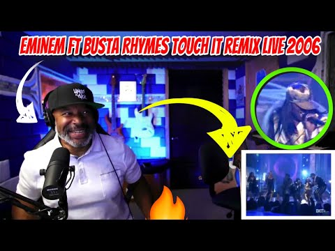 Eminem ft. Busta Rhymes - Touch it (remix) LIVE 2006 - Producer Reaction