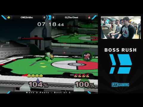 Boss Rush: Shroomed Pools - CME|Gridloc (Sheik) vs CL|The Cheat (Luigi)