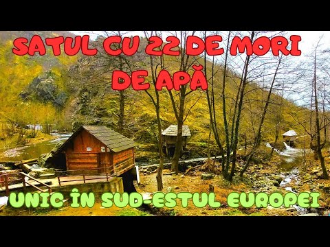 Satul cu 22 de mori de apă, unic în sud-estul Europei. Cât costă  un kilogram de mălai măcinat aici?