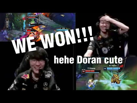 T1 vs KT Final Fight in Game 5 Voice Comms