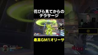 【OW】花びら見てからのテラサージ【最高GM1タンク】#shorts