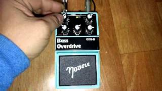 Video thumbnail for nobels odr- b (bass Overdrive) Test demo # dongho back # Effector test by Dongho back