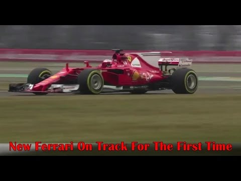 First Look at New Ferrari F1 2017 Car On Track