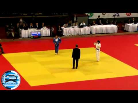 Asian Judo Championship Tashkent 2012 Team Semifinal -52kg HASHIMOTO Yuki (JPN)-KIM Mi-Ri (KOR)