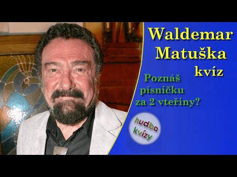 Waldemar Matuška - poznáš písničku za 2 vteřiny?