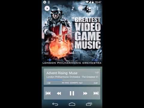 Skin for Poweramp Now TRSPRNT Video