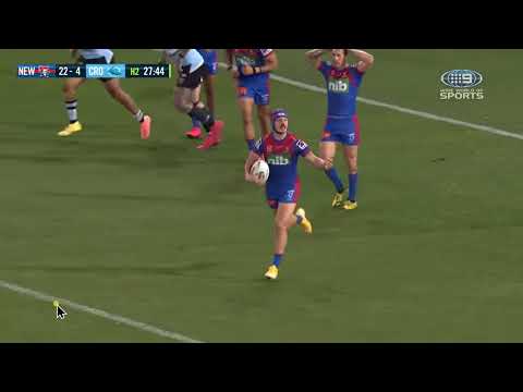 Chad Towsend dog hit one Kalyn Ponga