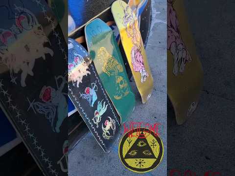 @welcomeskateboards with the big sizes and sick shapes!!