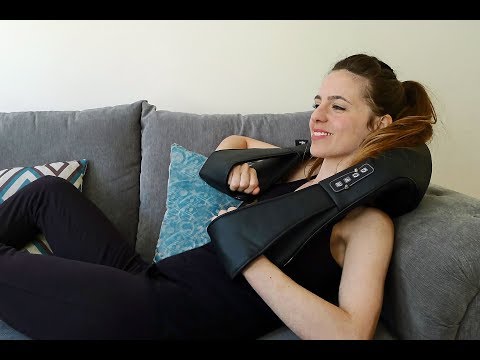 DR PHYSIO (USA) Electric HEAT Shiatsu Massager Machine Body Massagers ( For Cervical Neck Shoulder & Back Pain Relief ) Massager