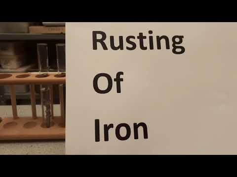 Rusting of Iron