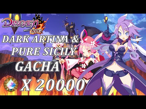 Disgaea RPG - DARK ARTINA GACHA! Maybe this time we can get something! Her or Pure Sicily!