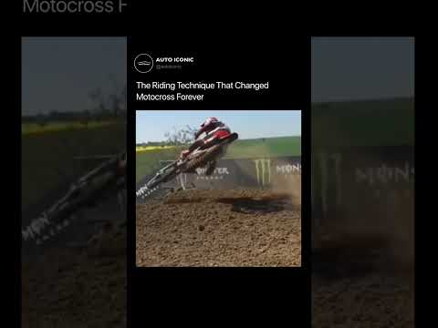 The riding technique that changed motocross forver. #shorts