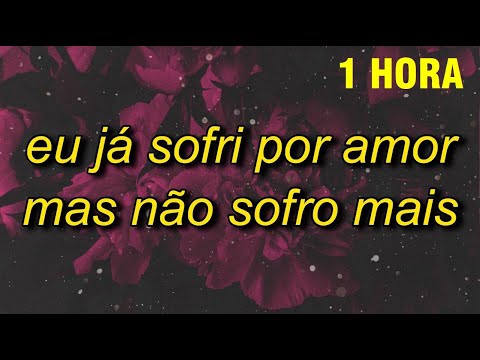 [1 HORA] eu já sofri por amor mas não sofro mais (tiktok remix) letra/lyrics