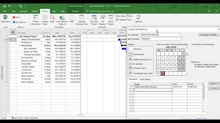 Resource Calendars in Microsoft Project