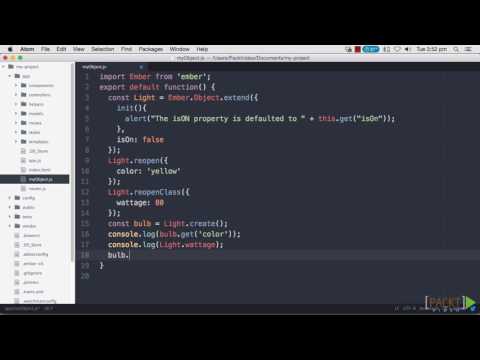 Ember js Solutions Working with Classes and Instances | packtpub com