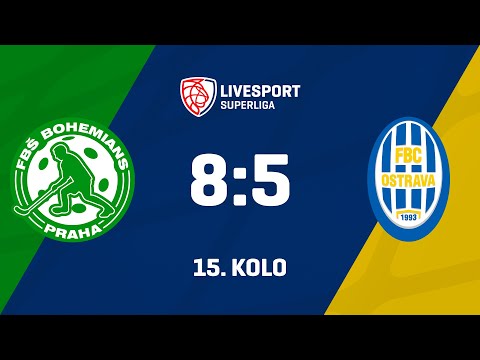 15. kolo | FbŠ Bohemians - FBC ČPP Bystroň Group Ostrava 8:5