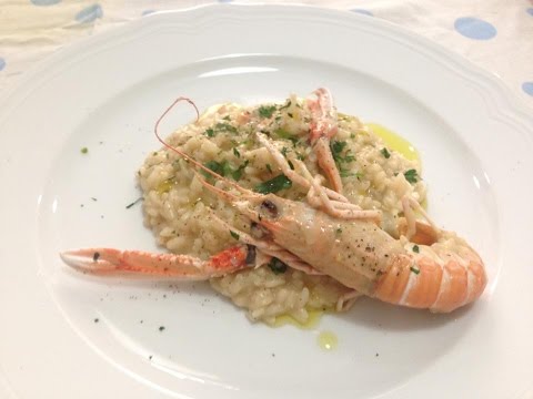 Risotto con Crema di Scampi